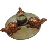 Incense Stick Holder -triple Tortoise (stone)